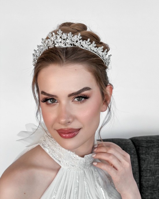 LAURA ZİRKON TAŞLI GELİN TACI LAURA ZİRKON TAŞLI GELİN TACI