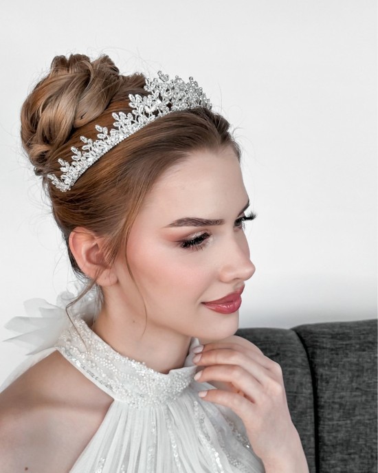 LAURA ZİRKON TAŞLI GELİN TACI LAURA ZİRKON TAŞLI GELİN TACI