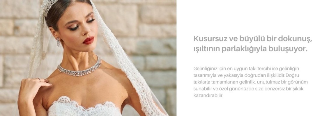 GELİNLİK YAKASINA GÖRE TAKI SEÇİMİ GELİNLİK YAKASINA GÖRE TAKI SEÇİMİ