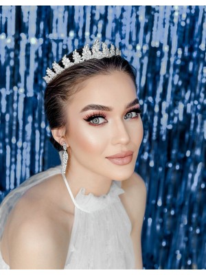 BETTY  ZİRKON TAŞLI GELİN TACI