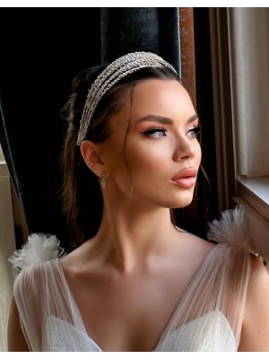 DAPHNE ZİRKON TAŞLI SAÇ BANDI VE SAÇ AKSESUARI
