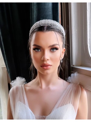 GIOVANNA ZİRKON TAŞLI SAÇ BANDI VE SAÇ AKSESUARI