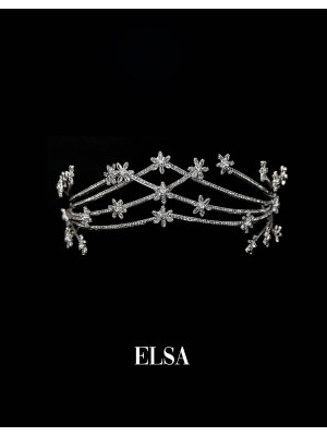 ELSA Zirkon Taşlı Parti tacı