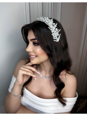 ESTELA ZİRKON TAŞLI SAÇ BANDI