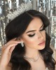 MEGAN ZİRKON TAŞLI GELİN TACI