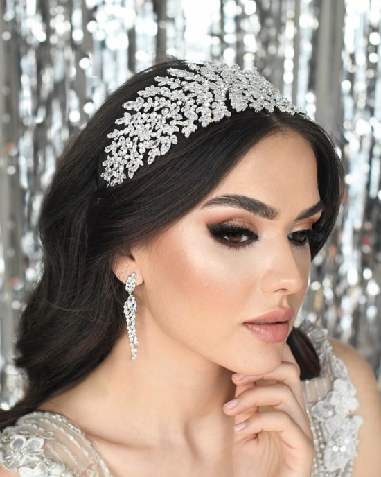 MICHELLE ZİRKON TAŞLI SAÇ BANDI VE SAÇ AKSESUARI