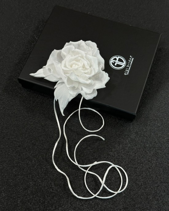 CHOKER ROSE KUMAŞ ÇİÇEK