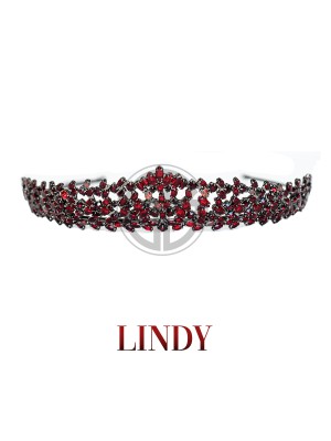 LINDY Zirkon Taşlı Kına Tacı ve Kına Saç Aksesuarı