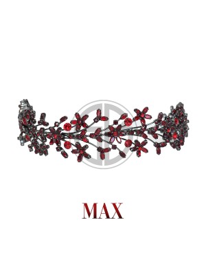 MAX Zirkon Taşlı Kına Tacı ve Kına Saç Aksesuarı
