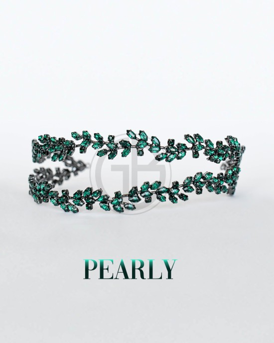 PEARLY Zirkon Taşlı Kına Saç Aksesuarı