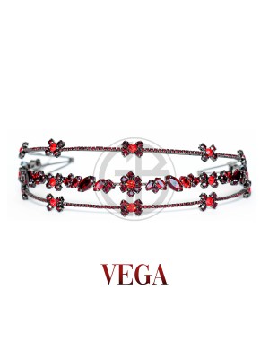 VEGA Zirkon Taşlı Kına Tacı ve Kına Saç Aksesuarı