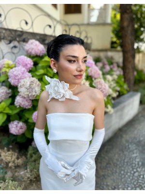 CHOKER FIORELLA KUMAŞ ÇİÇEK