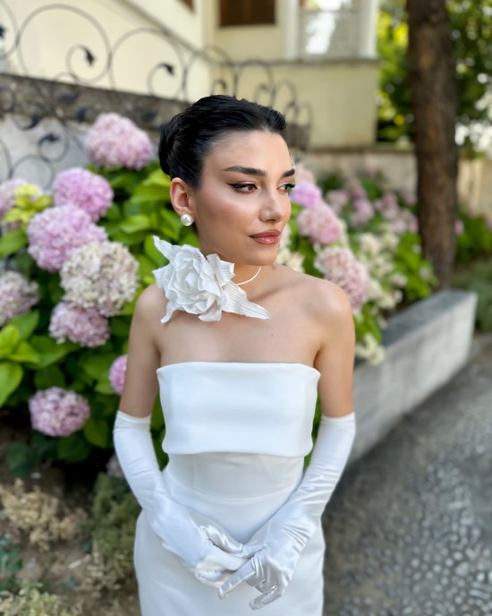 CHOKER FIORELLA KUMAŞ ÇİÇEK