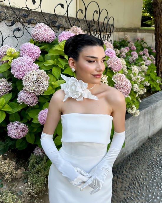 CHOKER FIORELLA KUMAŞ ÇİÇEK
