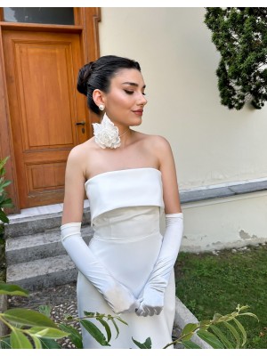 CHOKER ROSE KUMAŞ ÇİÇEK