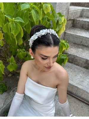 TULIP ÇİÇEKLİ SAÇ BANDI VE SAÇ AKSEUSARI