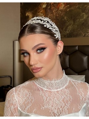 BROOKE ZİRKON TAŞLI SAÇ BANDI VE SAÇ AKSESUARI