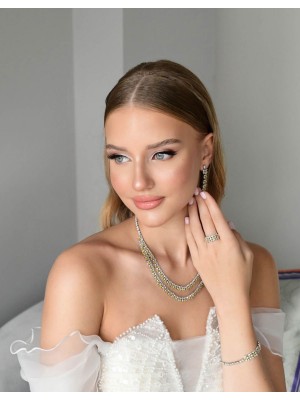 CHANTEL PIRLANTA MONTUR GÜMÜŞ ZİRKON TAŞLI SET