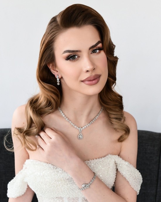 DAVINA PIRLANTA MONTUR ZİRKON TAŞLI SET