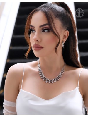 ACRUX PIRLANTA MONTUR GÜMÜŞ ZİRKON TAŞLI SET