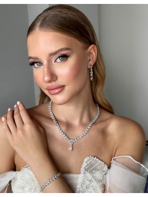 JUNA Zirkon Taşlı Set