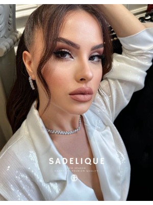 SADELIQUE PIRLANTA MONTUR GÜMÜŞ ZİRKON TAŞLI SET